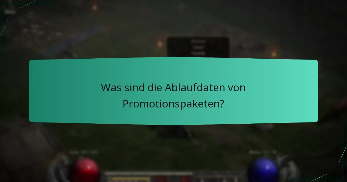 Was sind die Nutzungsbedingungen für Promotionspakete?