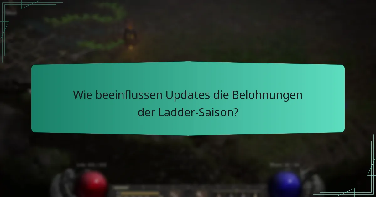 Wie beeinflussen Updates die Belohnungen der Ladder-Saison?